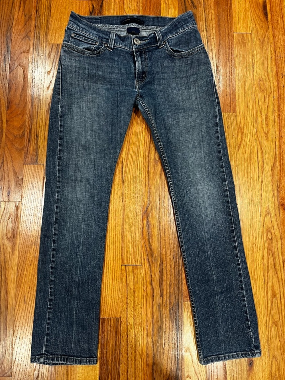 Levi's Dark Blue Straight Leg‎ Jeans,Size 8 Medium